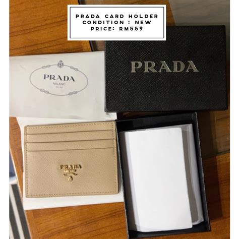 prada card holder white|prada card holder women.